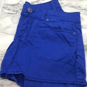 Royal blue shorts